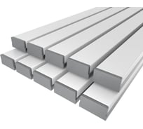 Комплект Ledcraft LC-LP0733M36-2x10Silver из 10 шт серебро (2м профиль+2м рассеиватель+2 заглушки) 1616240705