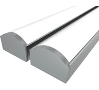 Комплект Ledcraft LC-LP1022M20-2x2Silver из 2 шт серебро (2м профиль+2м рассеиватель+2 заглушки) 1616240123