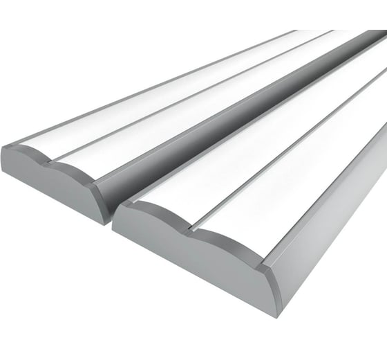 Комплект Ledcraft LC-LP0942M16-2x2Silver из 2 шт серебро (2м профиль+2м рассеиватель 2шт+2 заглушки) 1616240112 1