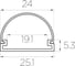 Комплект Ledcraft LC-LP0525M1-3x4Silver из 4 шт серебро (3м профиль+3м рассеиватель+2 заглушки) 1616340447 2