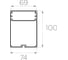 Комплект Ledcraft LC-LP10074M68-3x10Silver из 10 шт серебро (3м профиль+3м рассеиватель+2 заглушки+комплект шурупов) 1616340754 2