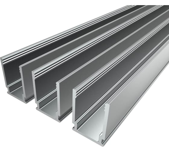 Комплект Ledcraft LC-LP1510-2x3Silver из 3 шт серебро (2м профиль) 1616240274 1