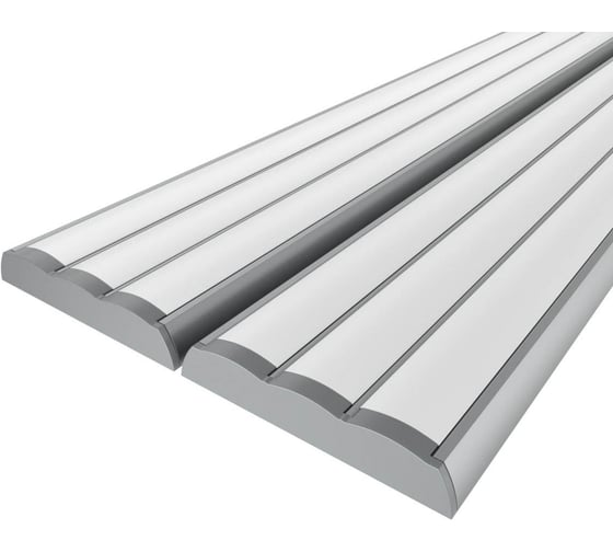 Комплект Ledcraft LC-LP0959M16-2x2Silver из 2 шт серебро (2м профиль+2м рассеиватель 3шт+2 заглушки) 1616240105 1