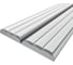Комплект Ledcraft LC-LP0959M16-2x2Silver из 2 шт серебро (2м профиль+2м рассеиватель 3шт+2 заглушки) 1616240105 1
