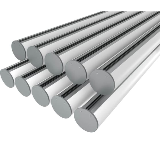 Комплект Ledcraft LC-LP1134M90-3x10Silver из 10 шт серебро (3м профиль+3м рассеиватель+2 заглушки+комплект шурупов) 1616340800 1