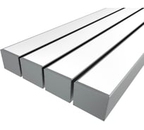 Комплект Ledcraft LC-LP100120M115-2x4Silver из 4 шт серебро (2м профиль+2м рассеиватель+2 заглушки+комплект шурупов) 1616240480