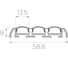 Комплект Ledcraft LC-LP0959M16-3x4Silver из 4 шт серебро (3м профиль+3м рассеиватель 3шт+2 заглушки) 1616340421 2