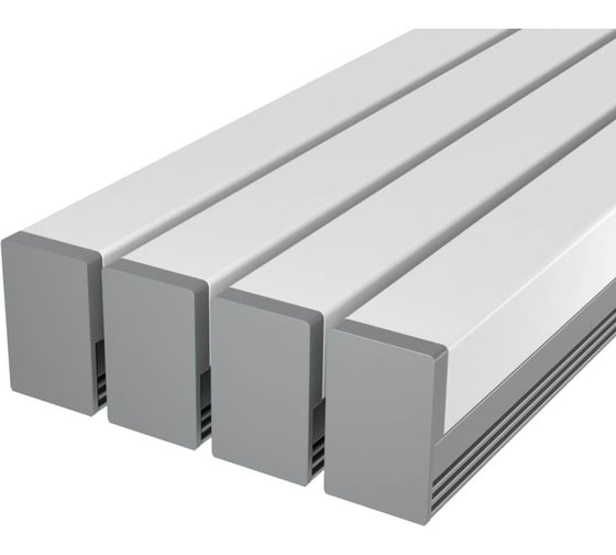 Комплект Ledcraft LC-LP1216M1716-3x4Silver из 4 шт серебро (3м профиль+3м рассеиватель+2 заглушки+4 крепежа) 1616340340 1