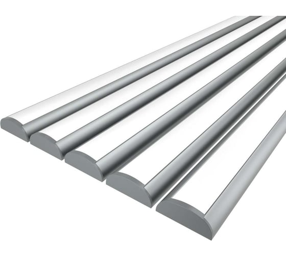 Комплект Ledcraft LC-LP0926M16-3x5Silver из 5 шт серебро (3м профиль+3м рассеиватель+2 заглушки) 1616340601 1
