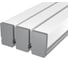 Комплект Ledcraft LC-LP0616M1716-2x3Silver из 3 шт серебро (2м профиль+2м рассеиватель+2 заглушки+2 крепежа) 1616240175 1