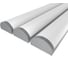 Комплект Ledcraft LC-LP0733M36R-3x3Silver из 3 шт серебро (3м профиль+3м рассеиватель+2 заглушки) 1616340233 1