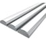 Комплект Ledcraft LC-LP0926M16-3x3Silver из 3 шт серебро (3м профиль+3м рассеиватель+2 заглушки) 1616340285 1
