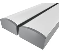 Комплект Ledcraft LC-LP1227M28-3x2Silver из 2 шт серебро (3м профиль+3м рассеиватель+2 заглушки) 1616340095