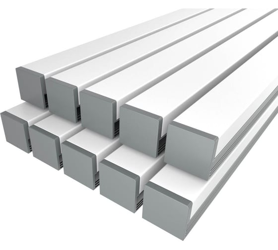 Комплект Ledcraft LC-LP1228M1728-3x10Silver из 10 шт серебро (3м профиль+3м рассеиватель+2 заглушки) 1616340675 1