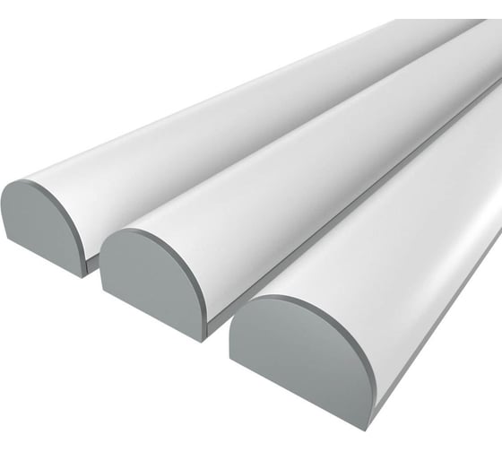 Комплект Ledcraft LC-LP0525M1-2x3Silver из 3 шт серебро (2м профиль+2м рассеиватель+2 заглушки) 1616240289 1