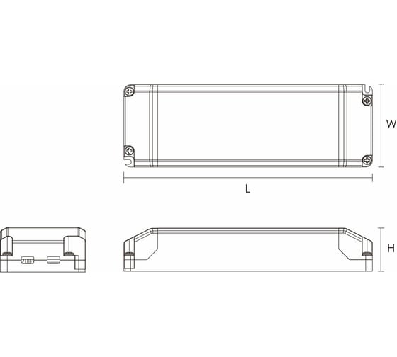 Блок питания AcTEC 12В, 100Вт, IP20, 2.7…8.3A, димм., Triac, 210x67x34мм DIM12-100