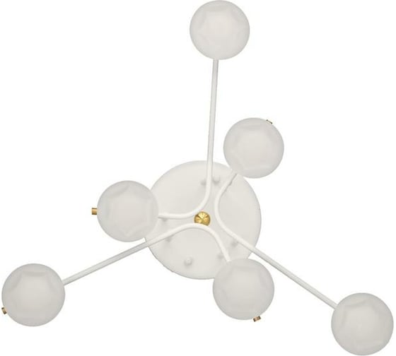 Люстра BayerLux 63417/6 LED 30Вт 4000К белый-золото 70х70х22 см 5043867