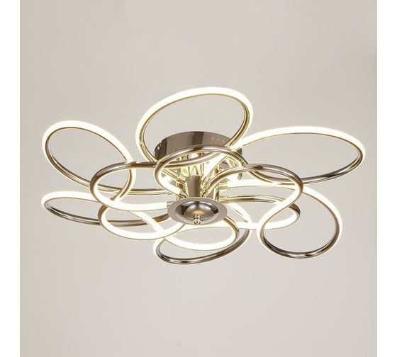 Люстра BayerLux 669504/6 LED 120Вт 4000К хром 65х65х14 см 4660050