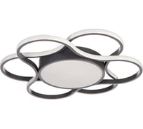 Люстра BayerLux 669516 LED 106Вт 4000К серый 60х60х7 см 4660061