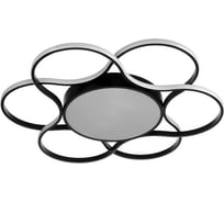 Люстра BayerLux 669518 LED 140Вт 4000К черный 80х80х6 см 4660062