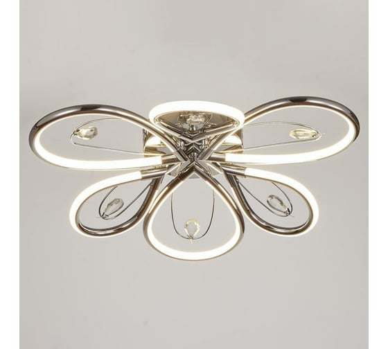 Люстра BayerLux 669519/6 LED 63Вт 4000К хром 56х56х11,5 см 4660063