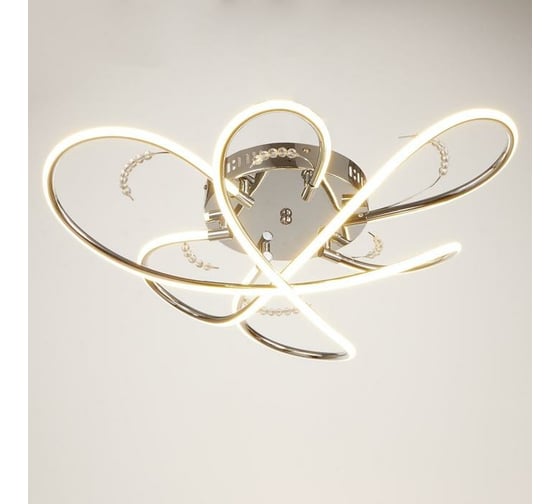 Люстра BayerLux 669521/3 LED 69Вт 4000К хром 60х60х14 см 4660065
