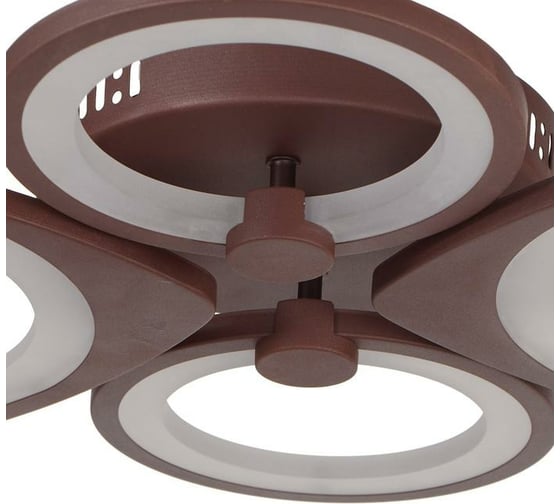 Люстра BayerLux 671106/4 LED 112Вт 3 режима 3000-6000К кофе 59х50х11 см 4622165