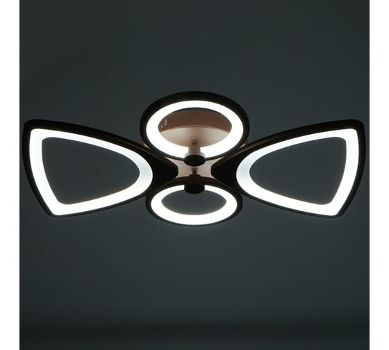 Люстра BayerLux 671106/4 LED 112Вт 3 режима 3000-6000К кофе 59х50х11 см 4622165