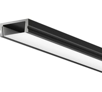 Алюминиевый профиль накладной Maytoni 15x6 (черный, 2 м), ALM-001-B-2M 631003