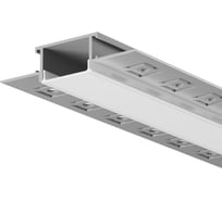 Алюминиевый профиль встраиваемый Maytoni скрытого монтажа 61x14 (серебро, 3 м), ALM-011-S-3M 636009