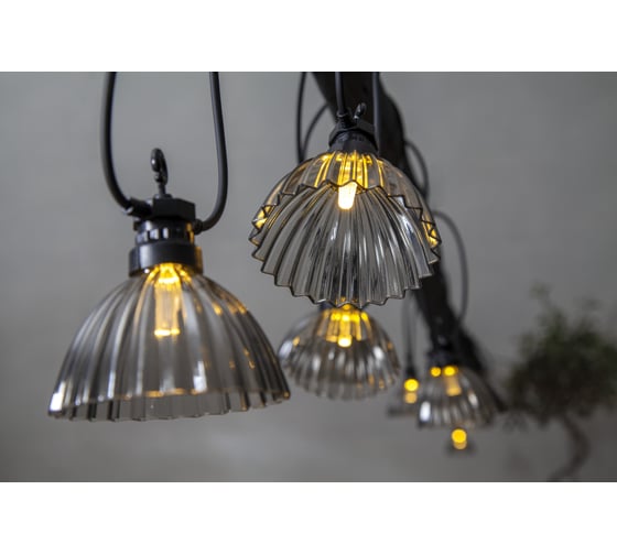 Светодиодная гирлянда для улицы Star Trading CIRCUS SHADE, 4.95 м, 12 ламп 476-92