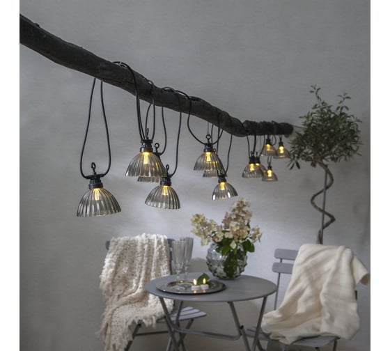 Светодиодная гирлянда для улицы Star Trading CIRCUS SHADE, 4.95 м, 12 ламп 476-92