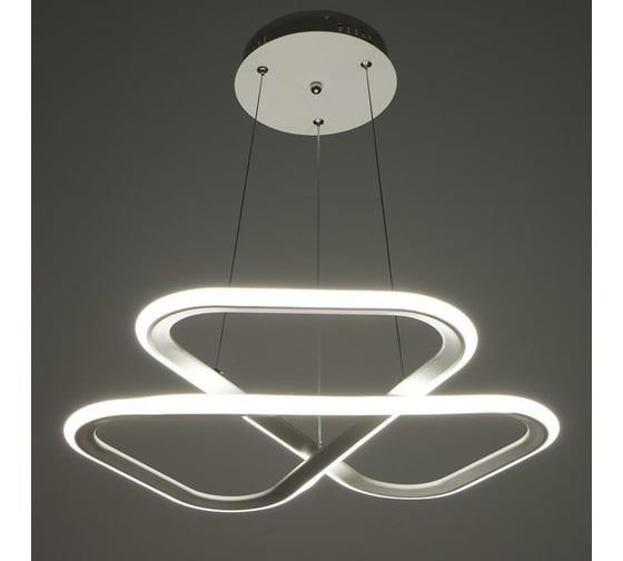 Люстра BayerLux 71008/1 LED 48Вт 4000К белый 55х55х4-104 см 4901168