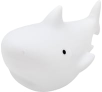 Ночник силиконовый DASWERK LED Акула 109x60x58 мм, белый свет/RGB, на батарейках (в комплекте) 238932