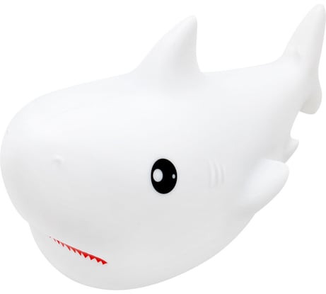 Ночник силиконовый DASWERK LED Акула 190x91x103 мм, белый свет/RGB, USB, аккумулятор 1200 мАч 238940