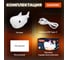 Ночник силиконовый DASWERK LED Акула 190x91x103 мм, белый свет/RGB, USB, аккумулятор 1200 мАч 238940 5