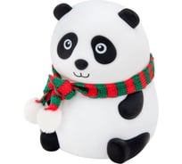 Ночник силиконовый DASWERK LED Панда 106x112x136 мм, белый свет/RGB, USB, аккумулятор 1200 мАч 238937