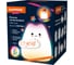 Ночник силиконовый DASWERK LED Котик 90x89x102 мм, белый свет/RGB, USB, аккумулятор 400 мАч 238935 15