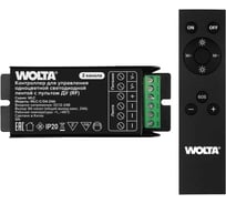 Контроллер 3-канальный Wolta 12-24В для одноцветной светодиодной ленты 12-24В, 24А с пультом WLС-C/04-24A