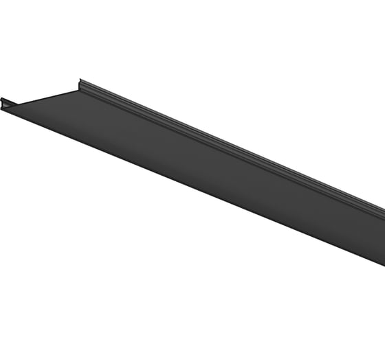 Рассеиватель для профиля MAYTONI 50×50 (черный, 3 м), ALM-5050T-B-DF-3M 642049 1