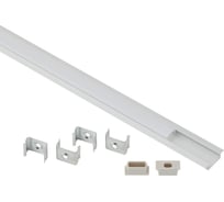 Комплект с врезным анодированным профилем ЭРА 2206-set-10 22x6мм 2м серебристый 10шт Б0069423