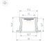 Профиль Arlight LINE-2315-F-2000 WHITE 2м 044265(1) 3