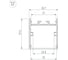 Профиль Arlight SL-LINE-3638-LW-2000 WHITE 2м 038444(1) 2