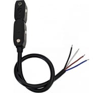 Ввод питания для радиусного магнитного шинопровода iLEDEX VISION48/22 POWER INN 4822-R-BK