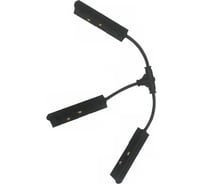 Коннектор питания iLEDEX Т-образный для магнитного шинопровода VISION48/22 T-TYPE POWER CONNECT 4822-BK