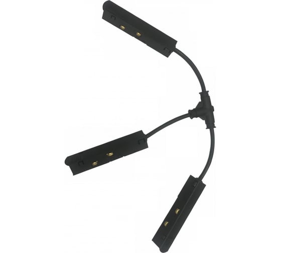 Коннектор питания iLEDEX Т-образный для магнитного шинопровода VISION48/22 T-TYPE POWER CONNECT 4822-BK 1