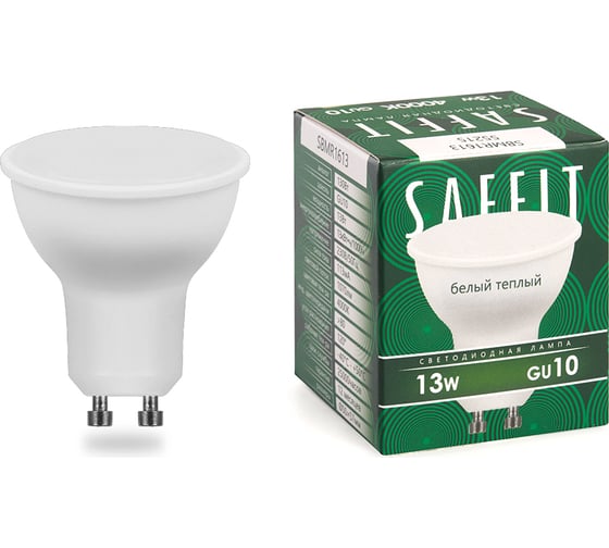 Светодиодная лампа SAFFIT SBMR1613 MR16 GU10 13W 2700K 55215 1