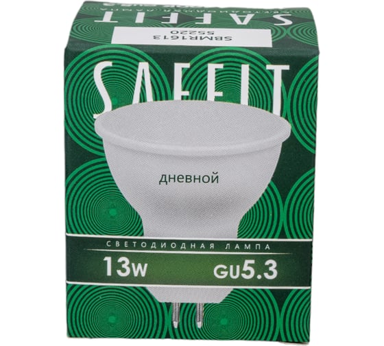 Светодиодная лампа SAFFIT SBMR1613 MR16 GU5.3 13W 6400K 55220