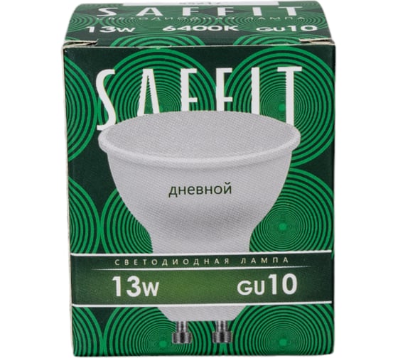 Светодиодная лампа SAFFIT SBMR1613 MR16 GU10 13W 6400K 55217