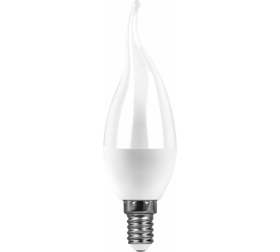 Светодиодная лампа SAFFIT SBC3709 Свеча на ветру E14 9W 6400K 55173